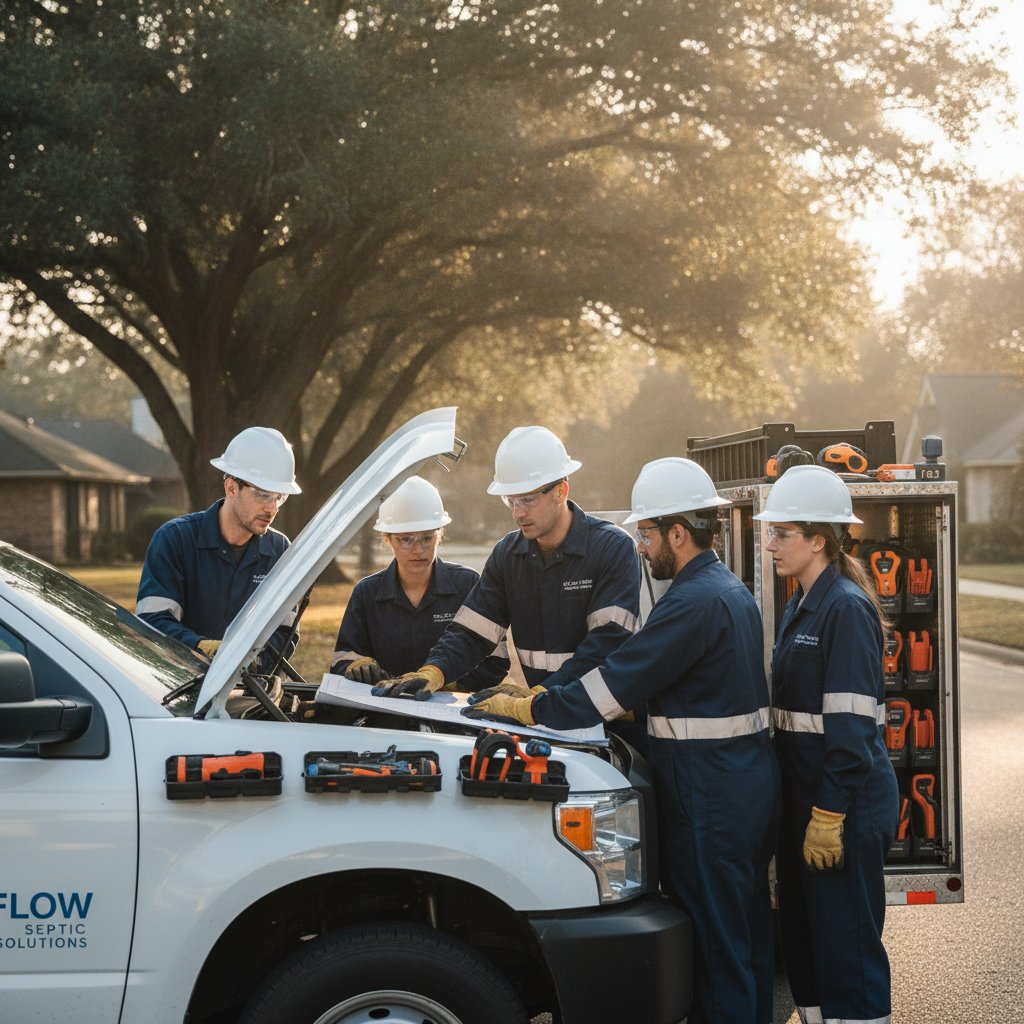 Fevipo septic installation team
